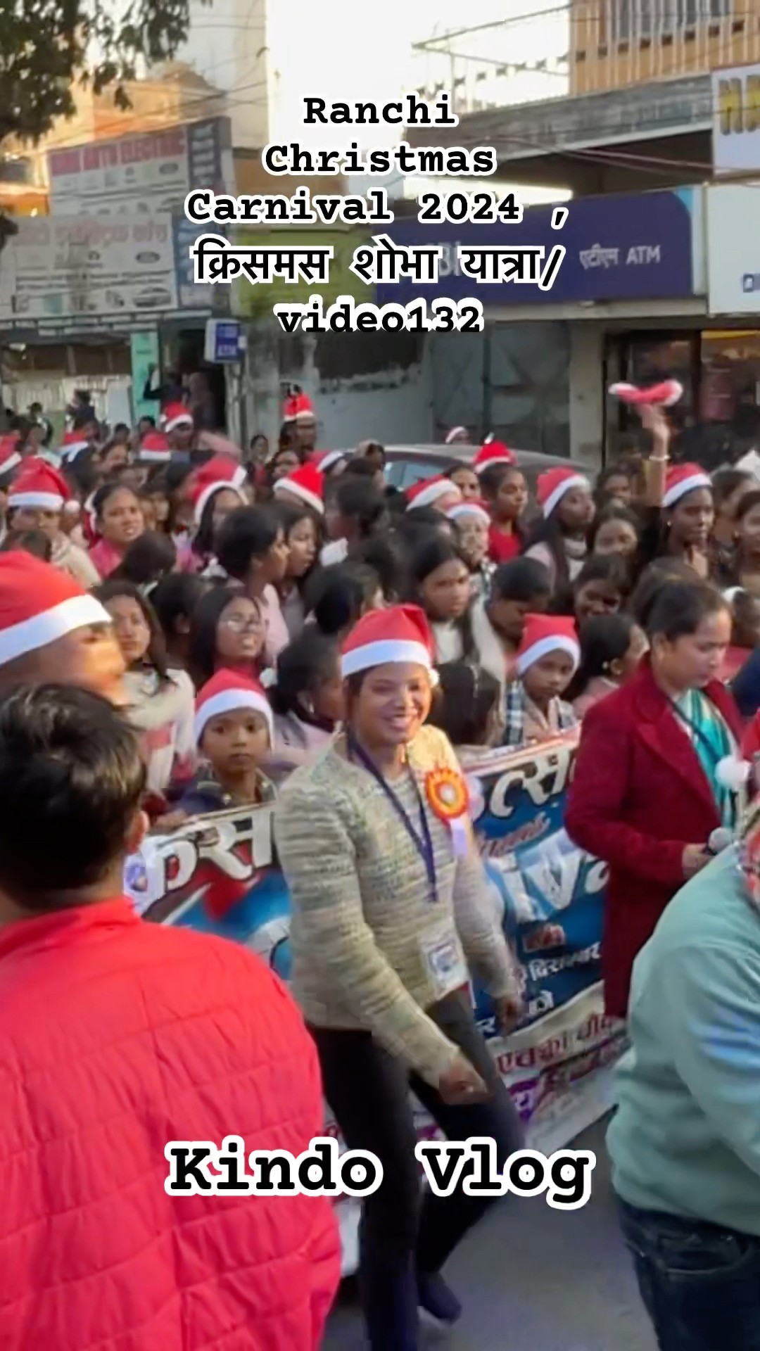Ranchi Christmas Carnival 2024 , क्रिसमस शोभा यात्रा/video133